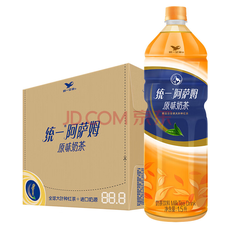 统一 阿萨姆奶茶  原味奶茶 500ml*15瓶